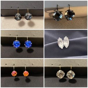 Lot of 6 pairs of Sabika earrings